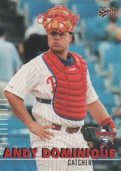 2000 Multi-Ad Reading Phillies #8 Andy Dominique Front