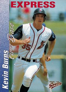 2000 Multi-Ad Round Rock Express #6 Kevin Burns Front