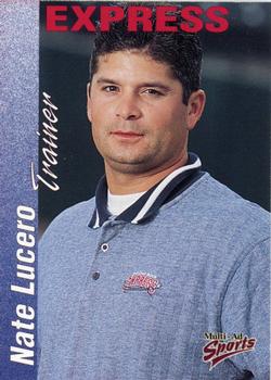2000 Multi-Ad Round Rock Express #29 Nate Lucero Front