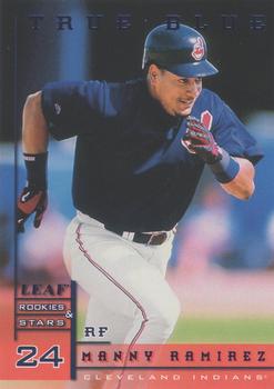1998 Leaf Rookies & Stars - True Blue #4 Manny Ramirez Front