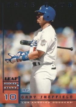 1998 Leaf Rookies & Stars - True Blue #9 Gary Sheffield Front