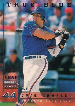 1998 Leaf Rookies & Stars - True Blue #60 Jose Canseco Front