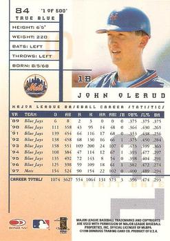 1998 Leaf Rookies & Stars - True Blue #84 John Olerud Back