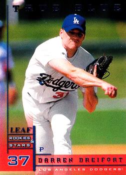 1998 Leaf Rookies & Stars - True Blue #86 Darren Dreifort Front
