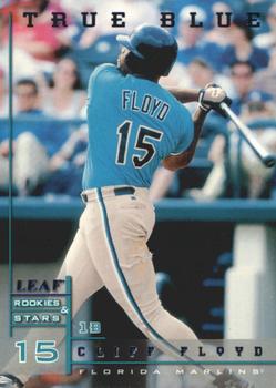 1998 Leaf Rookies & Stars - True Blue #128 Cliff Floyd Front