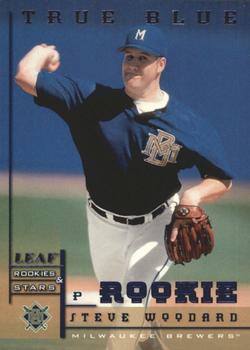 1998 Leaf Rookies & Stars - True Blue #287 Steve Woodard Front
