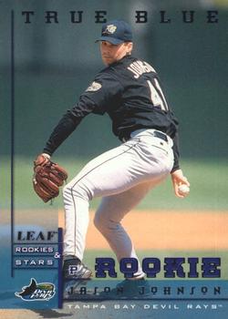 1998 Leaf Rookies & Stars - True Blue #310 Jason Johnson Front