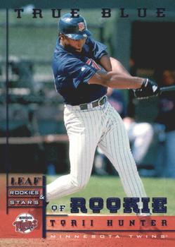 1998 Leaf Rookies & Stars - True Blue #311 Torii Hunter Front