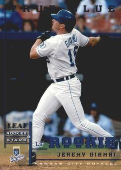 1998 Leaf Rookies & Stars - True Blue #322 Jeremy Giambi Front