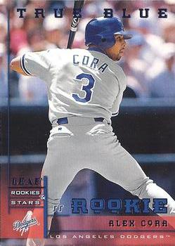1998 Leaf Rookies & Stars - True Blue #334 Alex Cora Front
