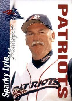 2000 Multi-Ad Somerset Patriots #1 Sparky Lyle Front