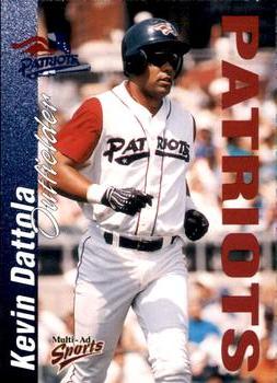 2000 Multi-Ad Somerset Patriots #12 Kevin Dattola Front