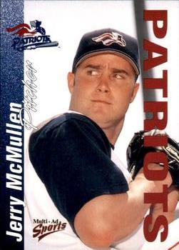 2000 Multi-Ad Somerset Patriots #18 Jerry McMullen Front