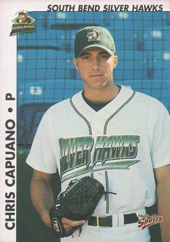 2000 Multi-Ad South Bend Silver Hawks #3 Chris Capuano Front