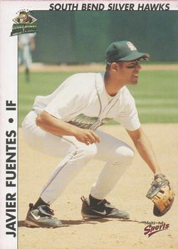 2000 Multi-Ad South Bend Silver Hawks #8 Javier Fuentes Front