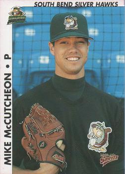 2000 Multi-Ad South Bend Silver Hawks #14 Mike McCutcheon Front