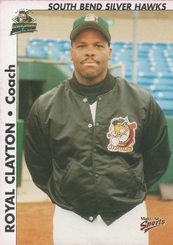 2000 Multi-Ad South Bend Silver Hawks #27 Royal Clayton Front