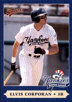 2000 Multi-Ad Staten Island Yankees #7 Elvis Corporan Front