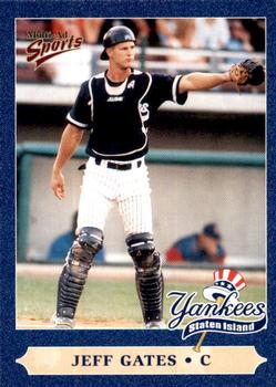 2000 Multi-Ad Staten Island Yankees #12 Jeff Gates Front