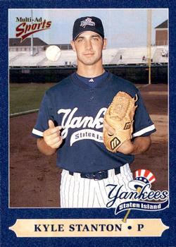 2000 Multi-Ad Staten Island Yankees #25 Kyle Stanton Front