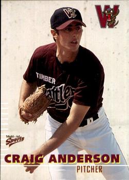 2000 Multi-Ad Wisconsin Timber Rattlers #3 Craig Anderson Front