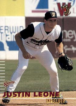 2000 Multi-Ad Wisconsin Timber Rattlers #14 Justin Leone Front