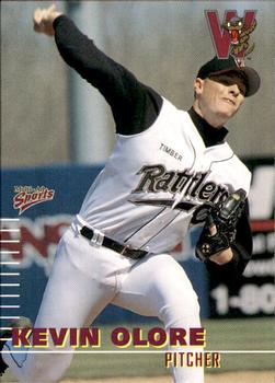 2000 Multi-Ad Wisconsin Timber Rattlers #18 Kevin Olore Front
