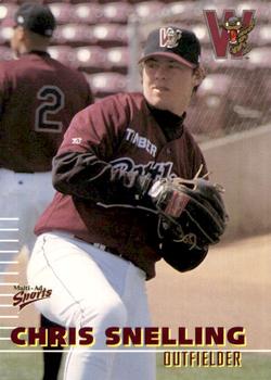 2000 Multi-Ad Wisconsin Timber Rattlers #24 Chris Snelling Front