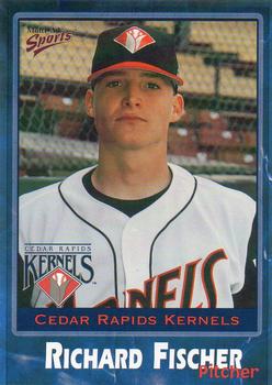 2001 Multi-Ad Cedar Rapids Kernels #6 Richard Fischer Front