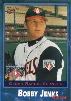 2001 Multi-Ad Cedar Rapids Kernels #10 Bobby Jenks Front