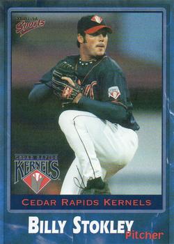 2001 Multi-Ad Cedar Rapids Kernels #23 Billy Stokley Front