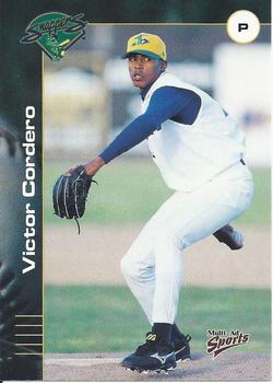 2001 Multi-Ad Beloit Snappers #6 Victor Cordero Front