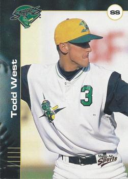 2001 Multi-Ad Beloit Snappers #23 Todd West Front