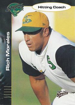 2001 Multi-Ad Beloit Snappers #26 Rich Morales Front