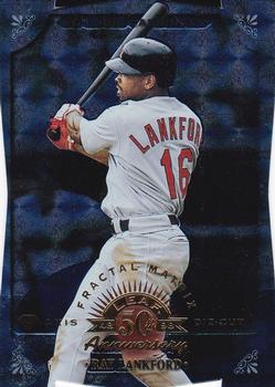1998 Leaf - Fractal Diamond Axis #143 Ray Lankford Front