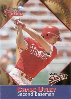 2001 Multi-Ad Clearwater Phillies #26 Chase Utley Front