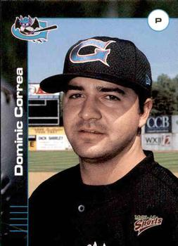 2001 Multi-Ad Greensboro Bats #8 Dominic Correa Front
