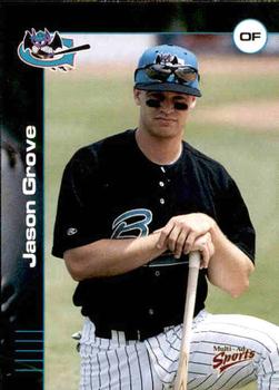 2001 Multi-Ad Greensboro Bats #15 Jason Grove Front