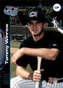 2001 Multi-Ad Greensboro Bats #25 Tommy Winrow Front