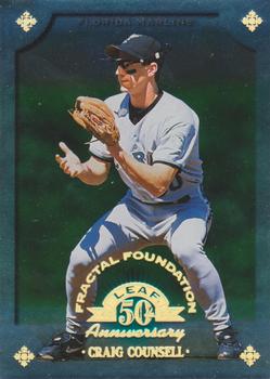 1998 Leaf - Fractal Foundations #6 Craig Counsell Front