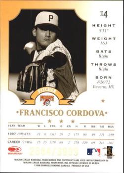 1998 Leaf - Fractal Foundations #14 Francisco Cordova Back