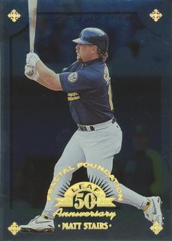 1998 Leaf - Fractal Foundations #25 Matt Stairs Front
