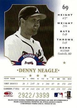 1998 Leaf - Fractal Foundations #69 Denny Neagle Back