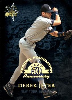 1998 Leaf - Fractal Foundations #164 Derek Jeter Front