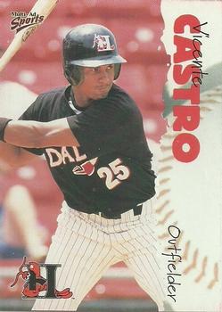 2001 Multi-Ad Hickory Crawdads Update #11 Vicente Castro Front