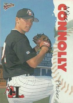 2001 Multi-Ad Hickory Crawdads Update #13 Mike Connolly Front