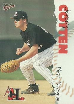 2001 Multi-Ad Hickory Crawdads Update #14 Jeremy Cotten Front
