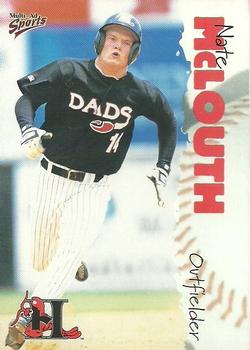 2001 Multi-Ad Hickory Crawdads Update #22 Nate McLouth Front