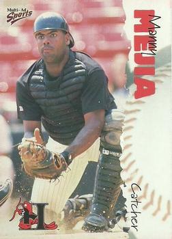 2001 Multi-Ad Hickory Crawdads Update #23 Manny Mejia Front
