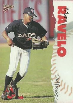 2001 Multi-Ad Hickory Crawdads Update #26 Manny Ravelo Front